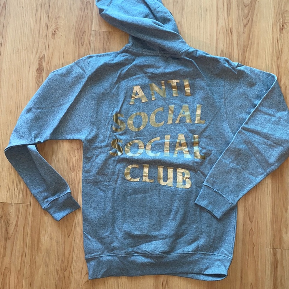 ASSC grey/gold hoodie